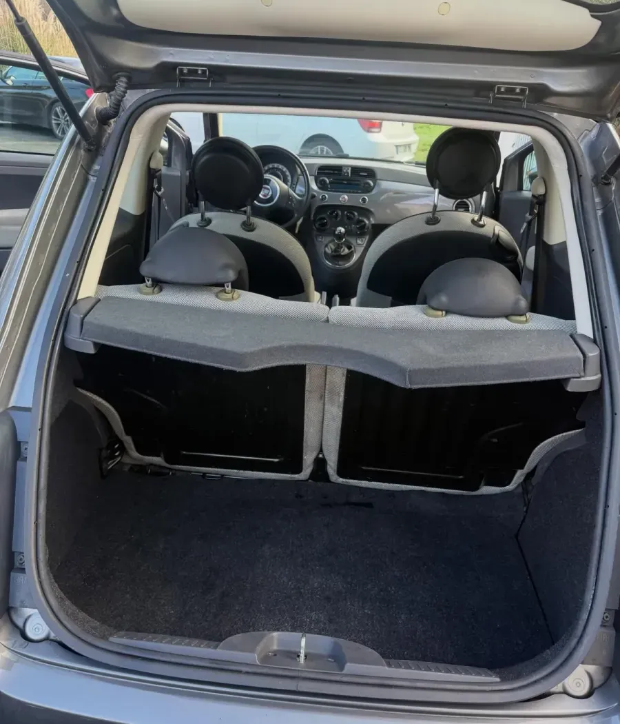 Fiat 500, coffre après nettoyage par LGRC Detailing