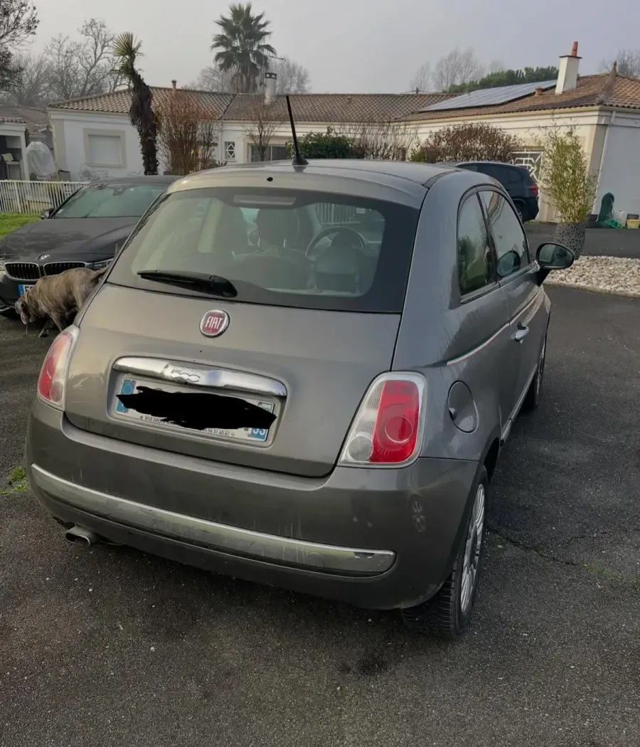 Fiat 500, extérieur arrière avant nettoyage