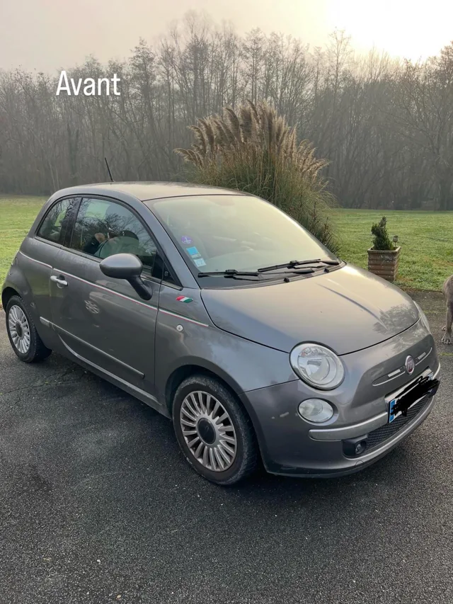 Fiat 500 avant nettoyage extérieur à domicile par LGRC